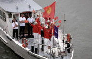 Kyrgyzstan national team during opening ceremony of Olympic Games in Paris