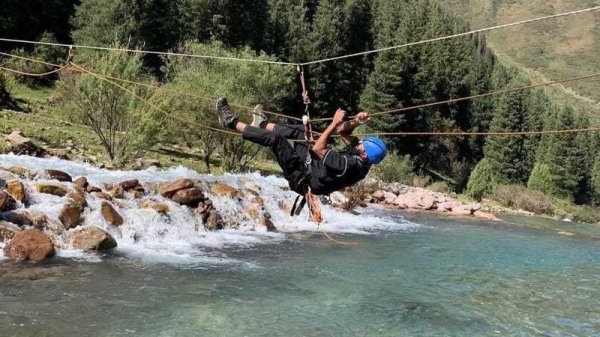 Rescuers of ICDO countries training in mountains of Kyrgyzstan