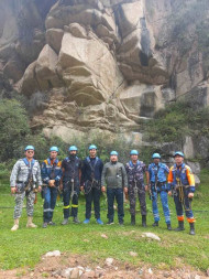 Rescuers of ICDO countries training in mountains of Kyrgyzstan