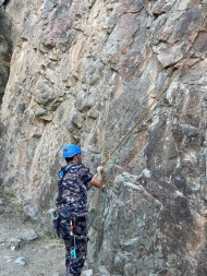 Rescuers of ICDO countries training in mountains of Kyrgyzstan