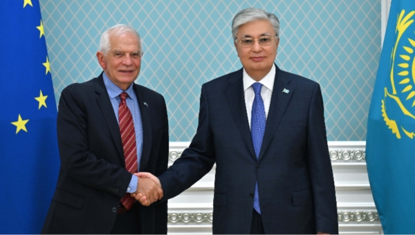 Kazakhstan’s president hosts EU's High Representative Borrell to boost cooperation 