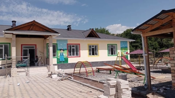 New kindergarten for 50 children to open in Kalmak-Kyrchyn village of Suzak district