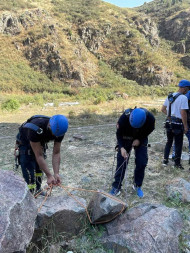 Rescuers of ICDO countries training in mountains of Kyrgyzstan