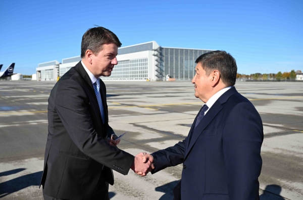 Cabinet Chairman Japarov arrives in Munich on a working visit