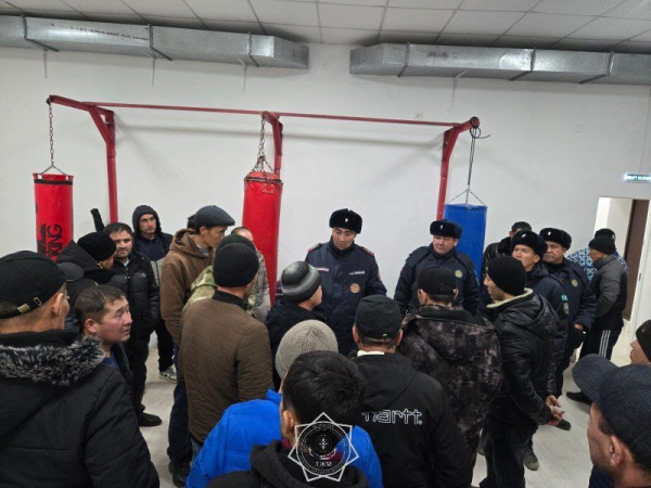 Kazakhstan’s emergency services rescue passengers of a bus heading to Tajikistan