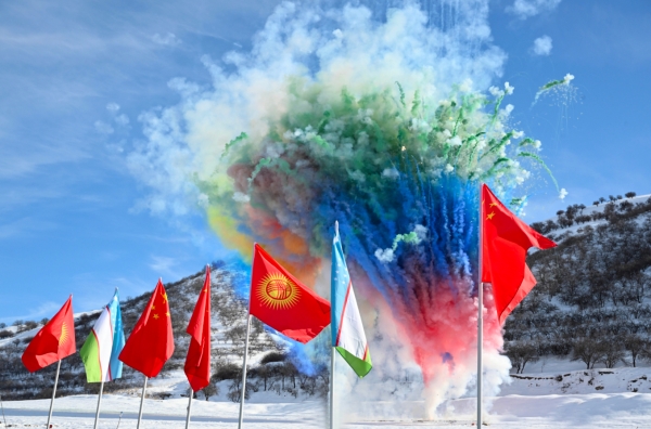 President Sadyr Japarov launches construction of the China-Kyrgyzstan-Uzbekistan railway in Jalal-Abad 