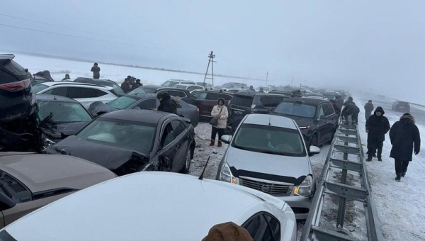 Criminal case launched in Kazakhstan into collision of 95 cars