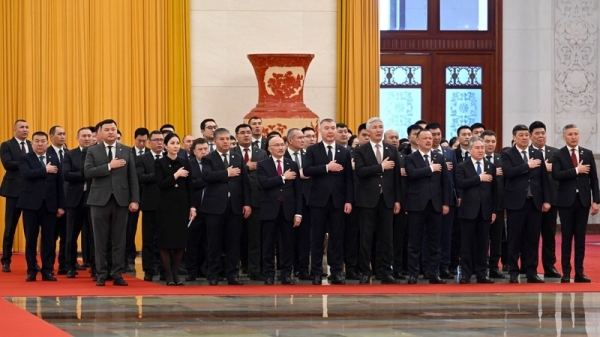 Official delegation accompanying President Sadyr Japarov on state visit to China