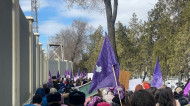 March for women's rights held in Bishkek