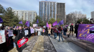 March for women's rights held in Bishkek