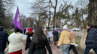 March for women's rights held in Bishkek