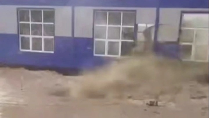 In Kazakhstan, a flood accident occurred at the Upper Baskan hydroelectric power station