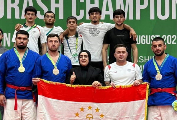 Tajik wrestlers win eight medals at the Asian Kurash Championship in South Korea